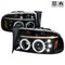 Spec-D Tuning 97-04 Dodge Dakota Durango Projector Headlight Glossy Black 2LHP-DAK97BK-TM - alternate 1